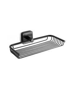 Σαπουνοθήκη σχαρωτή QUATTRO 4304 55 Μαύρη ματ KARAG 23cm