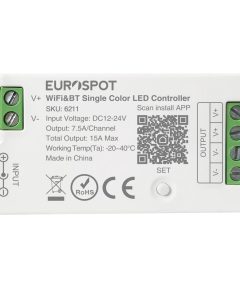 EuroSpot Led Controller Tuya Wi-Fi & RF 2.4GHz & BT για Μονόχρωμη Ταινία