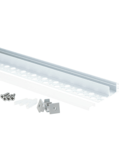 EuroSpot Προφίλ Αλουμινίου Γυψοσανίδας Ασημί Για Led Ταινίες L=2m 54.6x12.8mm NW=12.4mm Γαλακτερό Κάλυμμα 5 EuroSpot Προφίλ Αλουμινίου Γυψοσανίδας Ασημί Για Led Ταινίες L=2m 54.6x12.8mm NW=12.4mm Γαλακτερό Κάλυμμα - Image 3