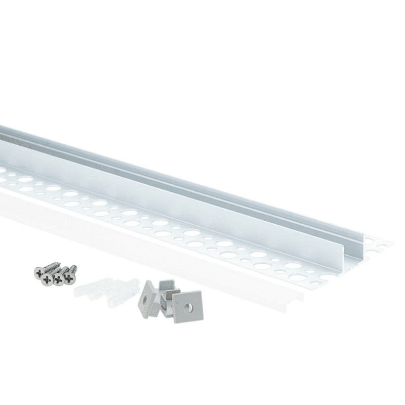EuroSpot Προφίλ Αλουμινίου Γυψοσανίδας Ασημί Για Led Ταινίες L=2m 54.6x12.8mm NW=12.4mm Γαλακτερό Κάλυμμα 3 EuroSpot Προφίλ Αλουμινίου Γυψοσανίδας Ασημί Για Led Ταινίες L=2m 54.6x12.8mm NW=12.4mm Γαλακτερό Κάλυμμα - Image 3