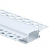 EuroSpot Προφίλ Αλουμινίου Γυψοσανίδας Ασημί Για Led Ταινίες L=2m 62x14mm NW=21mm Γαλακτερό Κάλυμμα 6 EuroSpot Προφίλ Αλουμινίου Γυψοσανίδας Ασημί Για Led Ταινίες L=2m 62x14mm NW=21mm Γαλακτερό Κάλυμμα