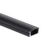 EuroSpot Προφίλ Αλουμινίου Μαύρο Ταινίας Led L=2m 17.4x7mm NW=12.4mm Μαύρο Κάλυμμα 6 EuroSpot Προφίλ Αλουμινίου Μαύρο Ταινίας Led L=2m 17.4x7mm NW=12.4mm Μαύρο Κάλυμμα