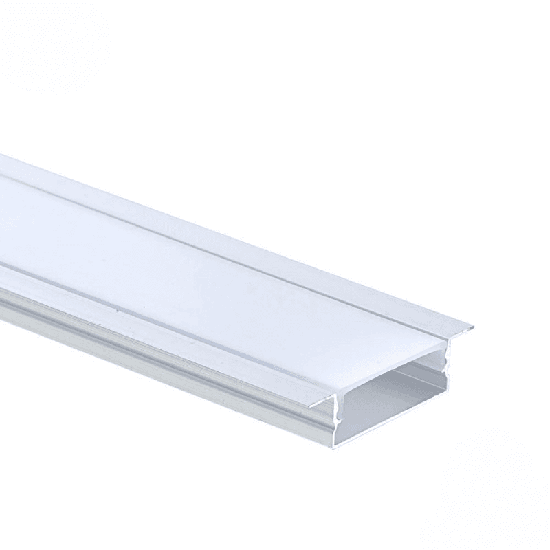EuroSpot Προφίλ Αλουμινίου Χωνευτό Ασημί Για Led Ταινίες L=2m 41x10mm NW=27.3mm Γαλακτερό Κάλυμμα 1 EuroSpot Προφίλ Αλουμινίου Χωνευτό Ασημί Για Led Ταινίες L=2m 41x10mm NW=27.3mm Γαλακτερό Κάλυμμα
