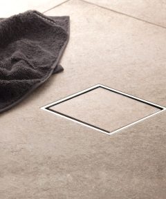 Ανοξείδωτο σιφόνι δαπέδου Confluo CERAMIC 4 Large PESTAN 15x15cm