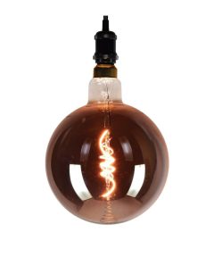 Dimmable  Λάμπα Led Filament E27 G200 6W Art Θερμό Λευκό