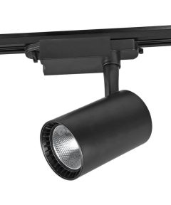 Led Φωτιστικό Ράγας Trance Μαύρο 30W Θερμό Λευκό