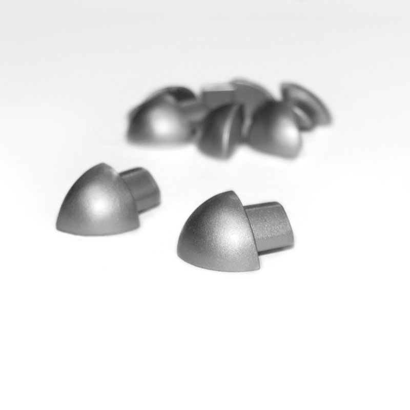 CF10 Τελείωμα προφίλ SILVER Shine CF10-S KARAG 10mm 1 Τελείωμα προφίλ SILVER Shine CF10-S KARAG 10mm