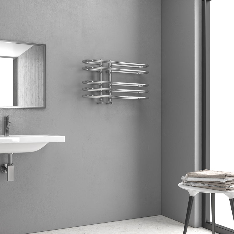 DORA Θερμαντικό σώμα μπάνιου Χρωμέ DORA KARAG 18x70x40cm 1 Θερμαντικό σώμα μπάνιου Χρωμέ DORA KARAG 18x70x40cm