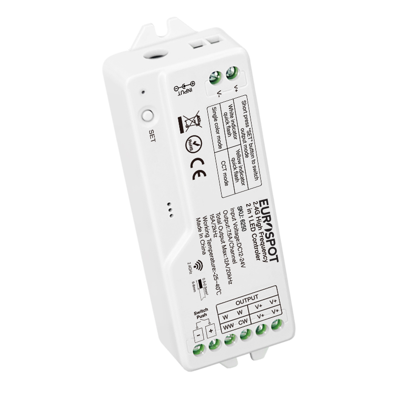 EuroSpot Led High Frequency Controller 2in1 2.4RF+ Push Dim 3 EuroSpot Led High Frequency Controller 2in1 2.4RF+ Push Dim - Image 3