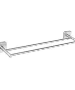 Πετσετοκρεμάστρα διπλή QUATTRO 4252 99 Σατινέ KARAG 50cm