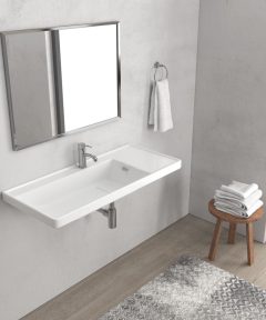 Νιπτήρας αναρτώμενος QUATTRO 8100 KARAG 100x45x19cm