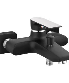 Μπαταρία λουτρού ALGEO SQUARE Black BAQ1BLC FERRO