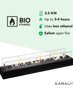 Xaralyn Burner XL Black Καυστήρας Βιοαιθανόλης