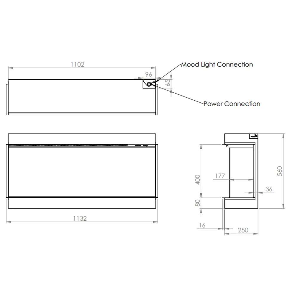 Charlton & Jenrick Luminosa 110 Ηλεκτρικό τζάκι 110cm 9 Charlton & Jenrick Luminosa 110 Ηλεκτρικό τζάκι 110cm - Image 9