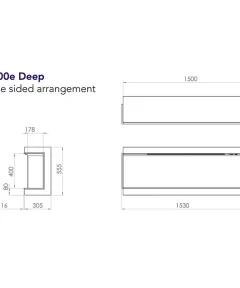 Charlton & Jenrick iRange i1500e Deep Ηλεκτρικό τζάκι 150cm 13 Charlton & Jenrick iRange i1500e Deep Ηλεκτρικό τζάκι 150cm - Image 7