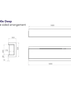 Charlton & Jenrick iRange i1800e Deep Ηλεκτρικό τζάκι 180cm 13 Charlton & Jenrick iRange i1800e Deep Ηλεκτρικό τζάκι 180cm - Image 7