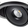 Led Χωνευτό Περιστρεφόμενο Στρογγυλό Cob Φωτιστικό Μαύρο 30W με BRIDGELUX-CHIP CCT 3 Led Χωνευτό Περιστρεφόμενο Στρογγυλό Cob Φωτιστικό Μαύρο 30W με BRIDGELUX-CHIP CCT