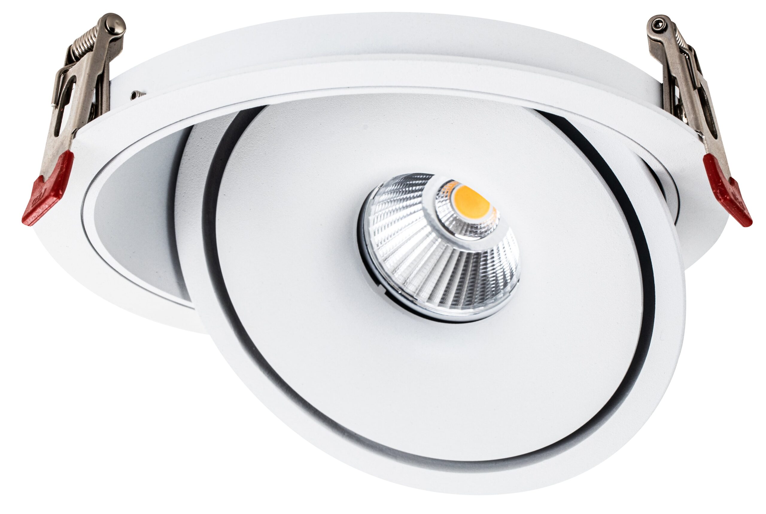 Led Χωνευτό Περιστρεφόμενο Στρογγυλό Cob Φωτιστικό Λευκό 30W με BRIDGELUX-CHIP CCT 1 Led Χωνευτό Περιστρεφόμενο Στρογγυλό Cob Φωτιστικό Λευκό 30W με BRIDGELUX-CHIP CCT