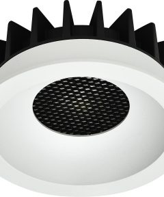 Led Χωνευτό Στρογγυλό Cob Φωτιστικό Λευκό 15W με BRIDGELUX-CHIP CCT