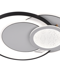 Φωτιστικό Οροφής Led 84W Λευκό/Μαύρο Σώμα CCT + Τηλεχειριστήριο