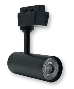Φωτιστικό Ράγας Μαύρο 12W 220V Bridgelux COB Θερμό Λευκό