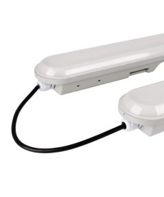 Led Στεγανό Γραμμικό Φωτιστικό Linkable με αισθητήρα 40W 120cm Ψυχρό Λευκό