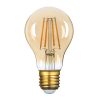 Led Λάμπα E27 A60 Gold Glass 8Watt Θερμό Λευκό