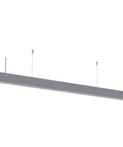 LED Linear Κρεμαστό Φωτιστικό Linkable 5 Χρόνια Εγγύηση 40W Ασημί Φυσικό Λευκό