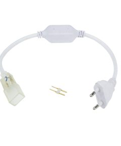 Led Neon-Flex Καλώδιο Τροφοδοσίας  + Σύνδεσμος + Τάπα