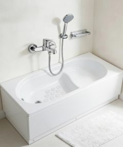 Ευθύγραμμη Μπανιέρα 535 Gloria 120x70 | Με Κάθισμα