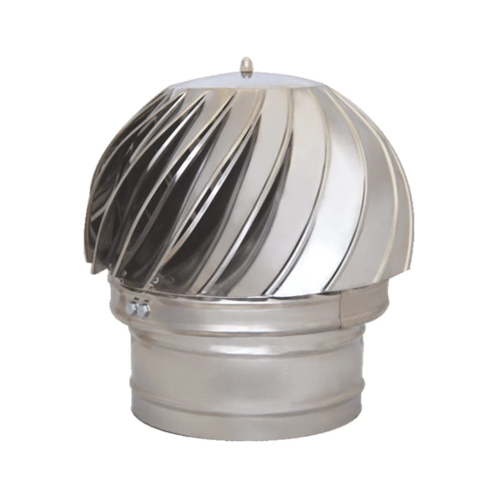 Καπέλο Καμινάδας ΠεριστροΦικό (Μπάλα) Inox - Φ180 1 Καπέλο Καμινάδας ΠεριστροΦικό (Μπάλα) Inox - Φ125