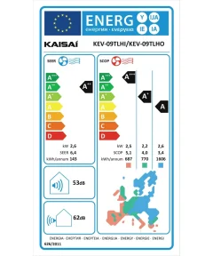 KAISAI EVO 9000 Btu Κλιματιστικό Τοίχου Wi-Fi Inverter R32 A++/A+ 6 KAISAI EVO 9000 Btu Κλιματιστικό Τοίχου Wi-Fi Inverter R32 A++/A+ - Image 3
