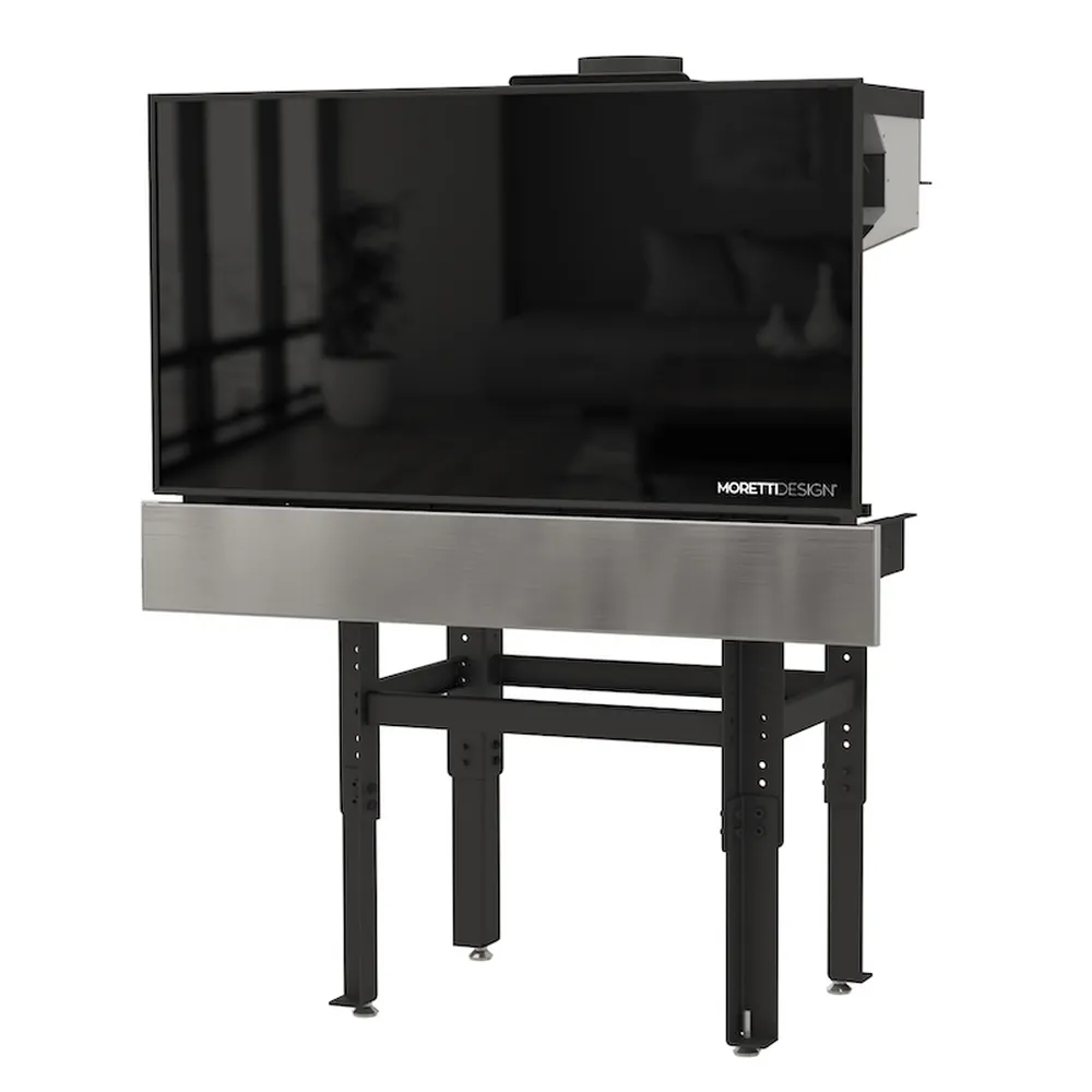 Moretti Design SLOT VISION AQUA 26 kW Ένθετο Τζάκι Pellet Νερού 2 Moretti Design SLOT VISION AQUA 26 kW Ένθετο Τζάκι Pellet Νερού - Image 2