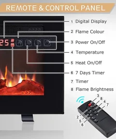PAN100EL Ηλεκτρικό Τζάκι 100cm 9 PAN100EL Ηλεκτρικό Τζάκι 100cm - Image 4