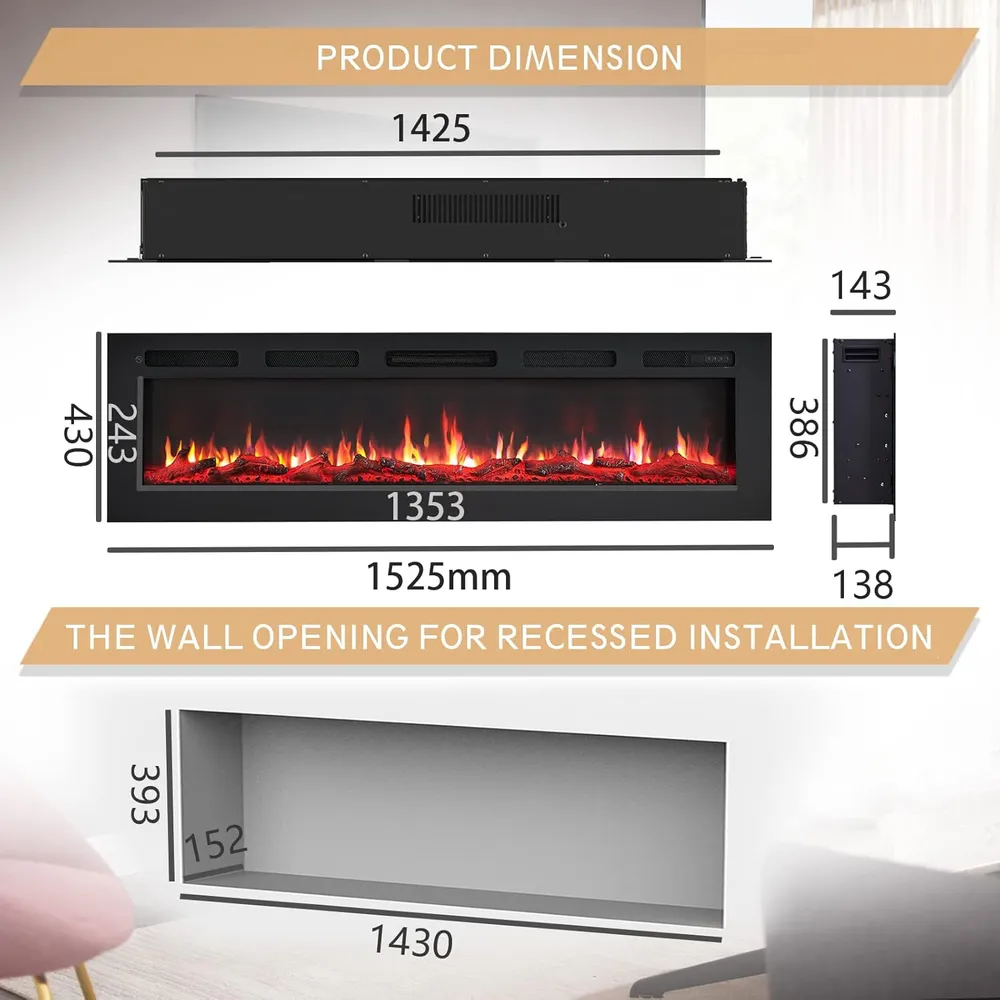 PAN150EL Ηλεκτρικό Τζάκι 150cm 2 PAN150EL Ηλεκτρικό Τζάκι 150cm - Image 2
