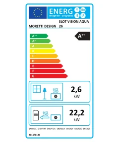 Moretti Design SLOT VISION AQUA 26 kW Ένθετο Τζάκι Pellet Νερού 5 Moretti Design SLOT VISION AQUA 26 kW Ένθετο Τζάκι Pellet Νερού - Image 3