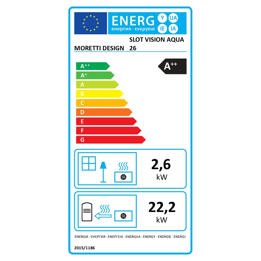 Moretti Design SLOT VISION AQUA 26 kW Ένθετο Τζάκι Pellet Νερού 3 Moretti Design SLOT VISION AQUA 26 kW Ένθετο Τζάκι Pellet Νερού - Image 3
