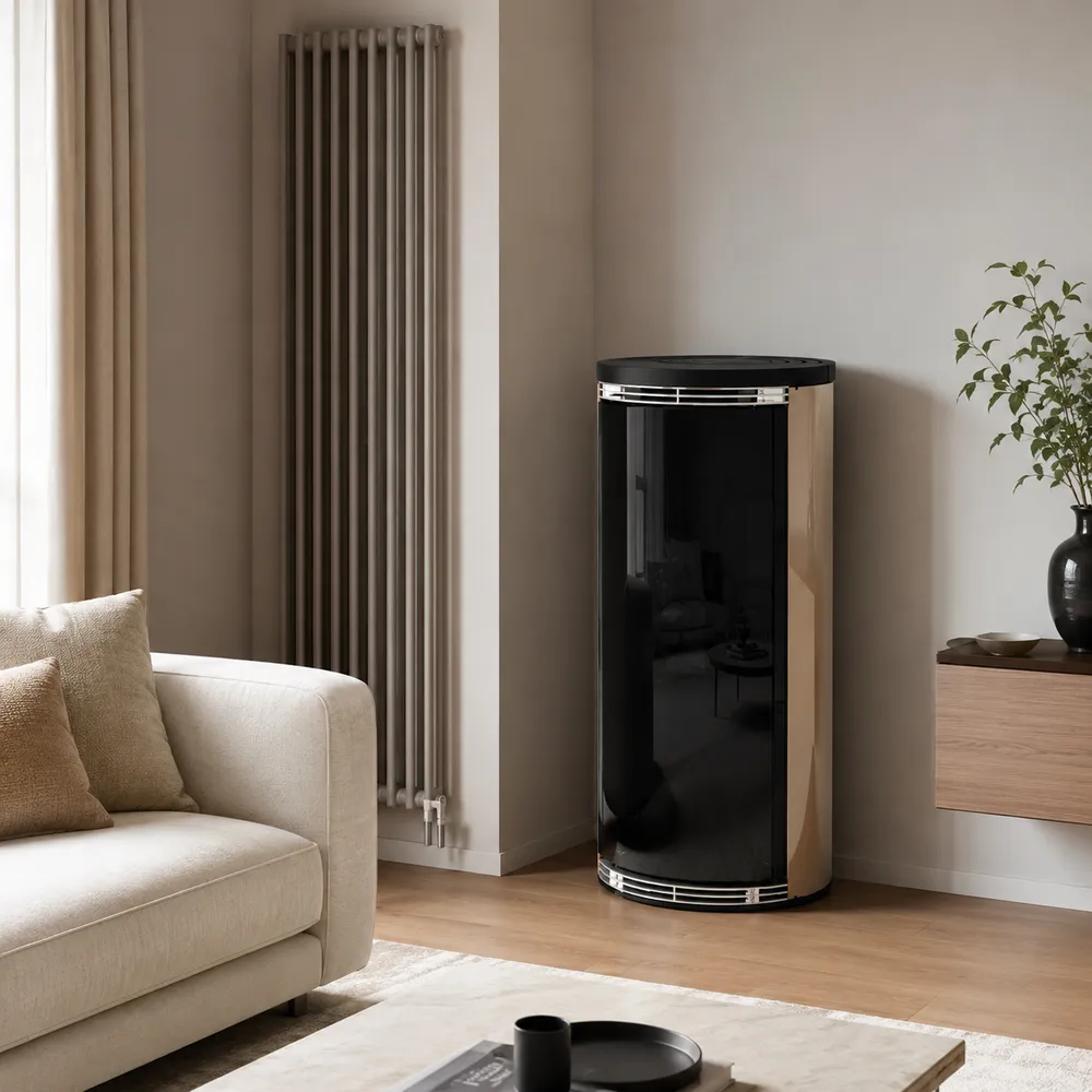 Moretti Design HARMONY AQUA Champagne 14 kW – Υδραυλική Σόμπα Pellet 2 Moretti Design HARMONY AQUA Champagne 14 kW – Υδραυλική Σόμπα Pellet - Image 2