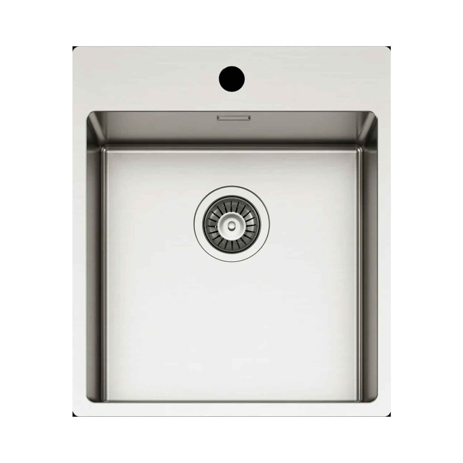 LIM400SAC Νεροχύτης κουζίνας ανοξείδωτος COMPASS 400 Satinato ELLECI 44x51cm 1 Νεροχύτης κουζίνας ανοξείδωτος COMPASS 400 Satinato ELLECI 44x51cm