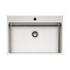 LIM700SAC Νεροχύτης κουζίνας ανοξείδωτος COMPASS 700 Satinato ELLECI 74x51cm 3 Νεροχύτης κουζίνας ανοξείδωτος COMPASS 700 Satinato ELLECI 74x51cm