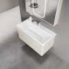 Βάση Επίπλου Μπάνιου SIMPLA με Συρτάρι PVC Melamina Cream White KARAG