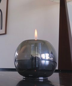 ΤΖΆΚΙΑ & ΕΣΤΊΕΣ ΦΩΤΙΆΣ ΕΣΩΤΕΡΙΚΏΝ ΧΏΡΩΝ GLOBUS CANDLE 10 GRAPHITE TF-600937